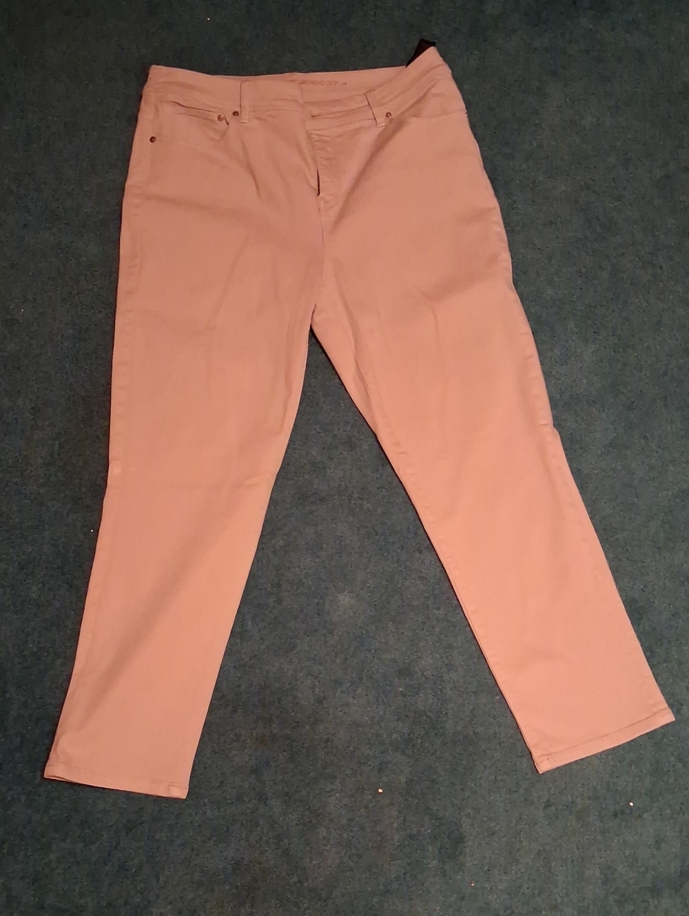 Chico's Dusty Rose Straight-Leg Jeans